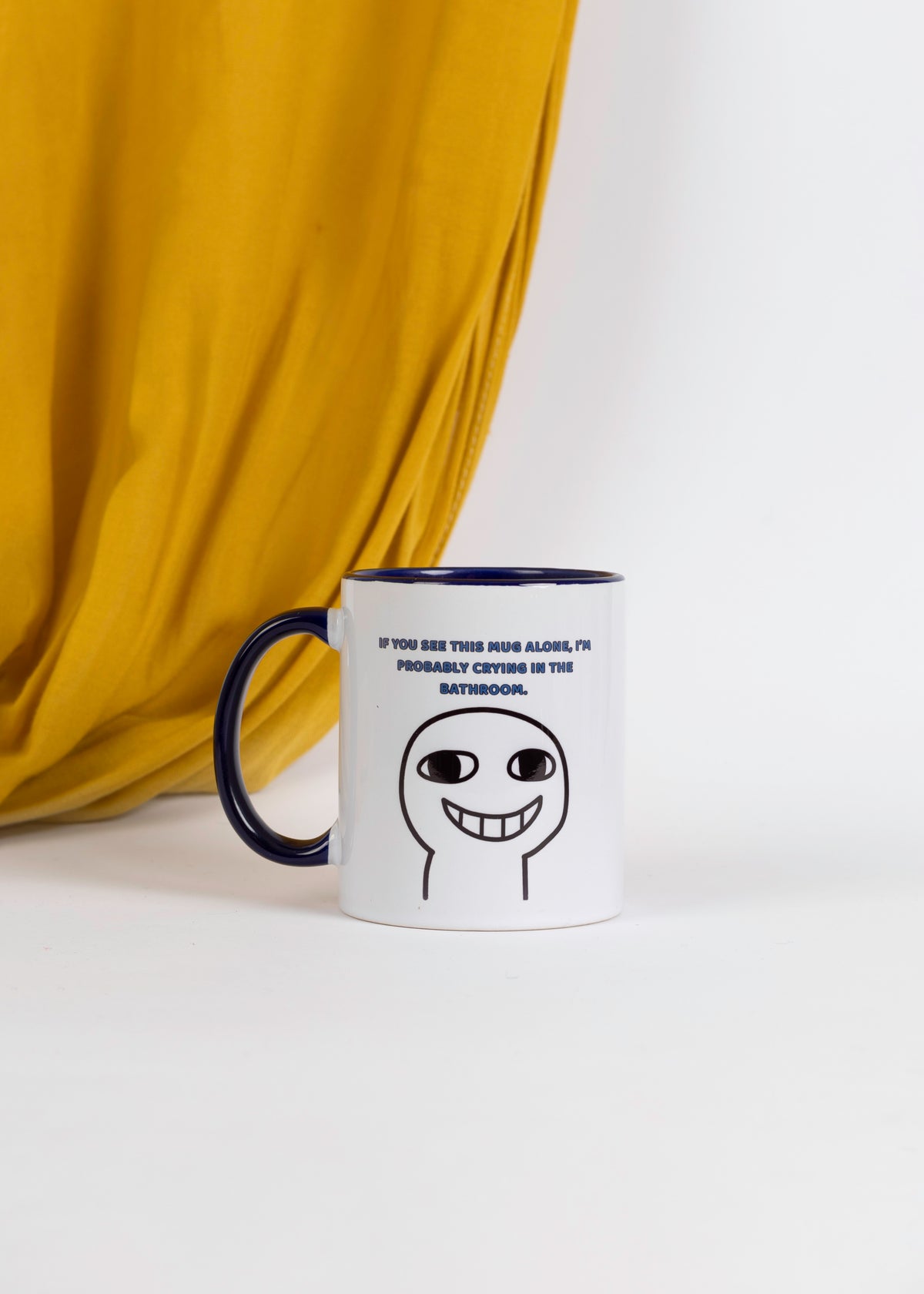 crying at the bathroom mug