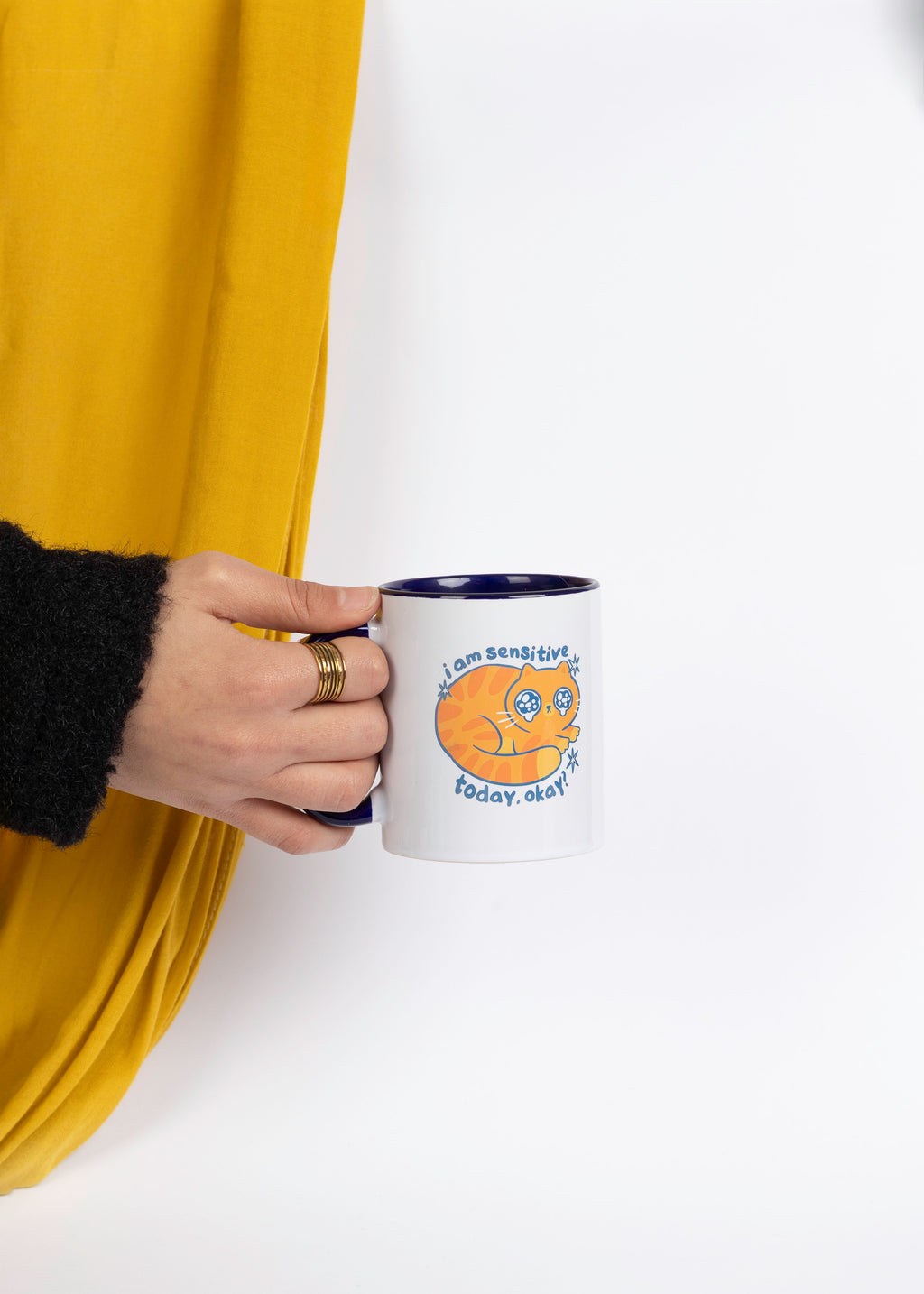 I’m Sensitive today mug