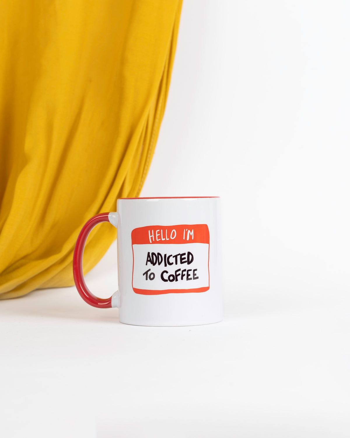 Addicted to coffee mug