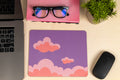 purple sky mouse pad