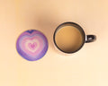 Purple heart v2 acrylic coaster