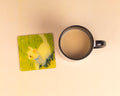walking cat acrylic coaster