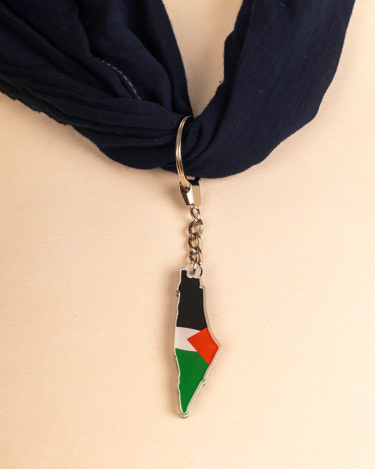 Palestine flag acrylic keychain