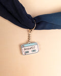 Anxiety acrylic keychain