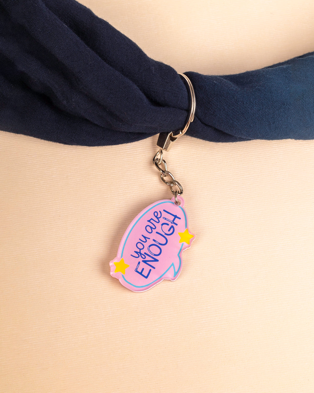You are enough acrylic keychain