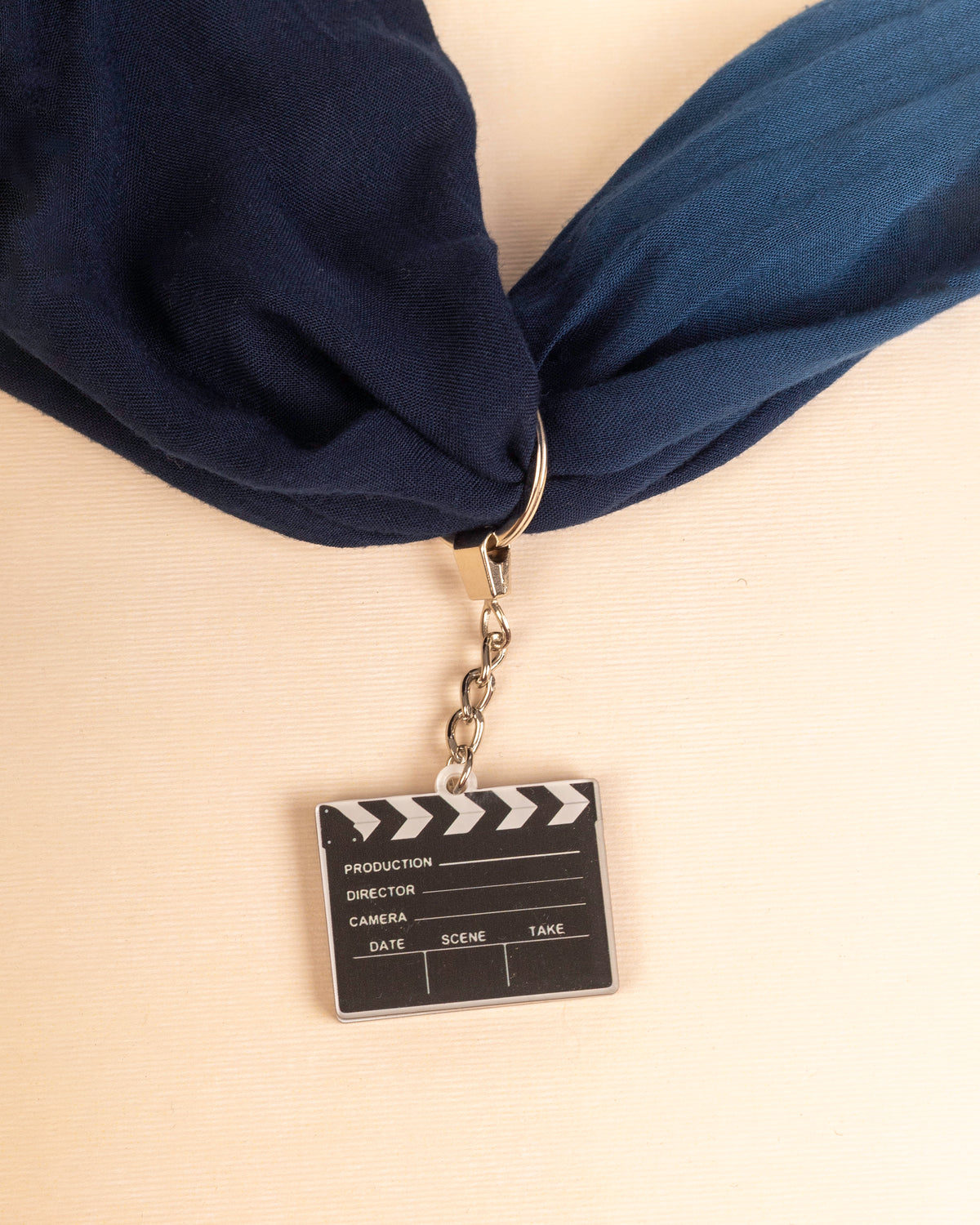 Cut acrylic keychain