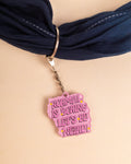 Normal is boring acrylic keychain