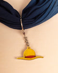 Luffi hat acrylic keychain