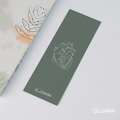 white heart bookmark