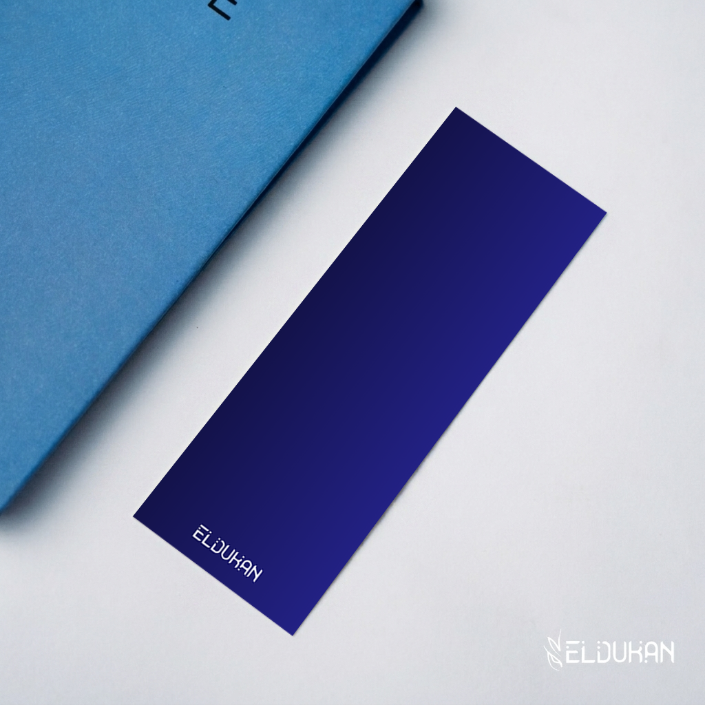 dark blue bookmark
