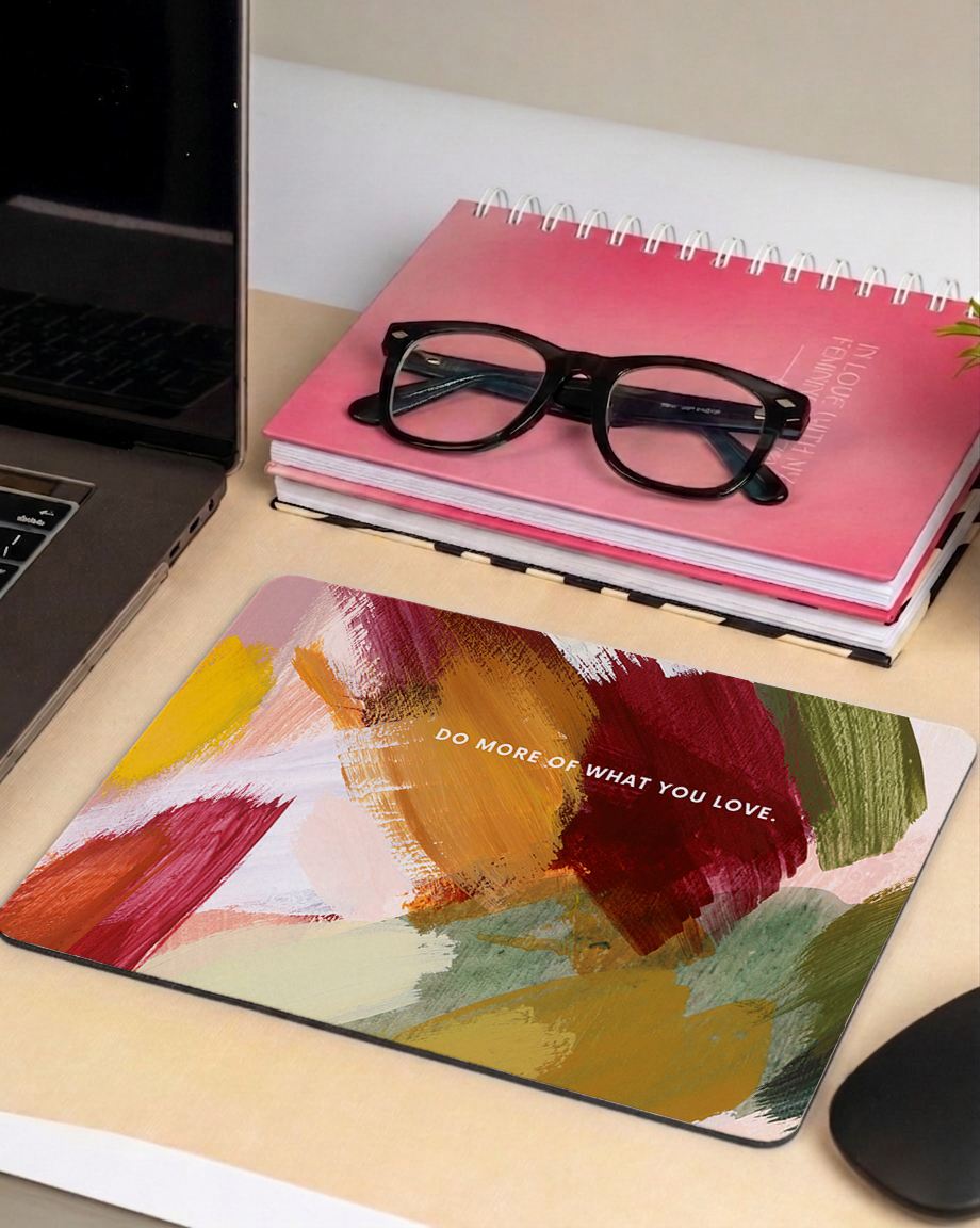 The paint mouse pad