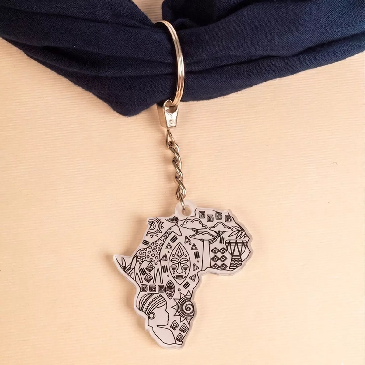Mama Africa acrylic keychain