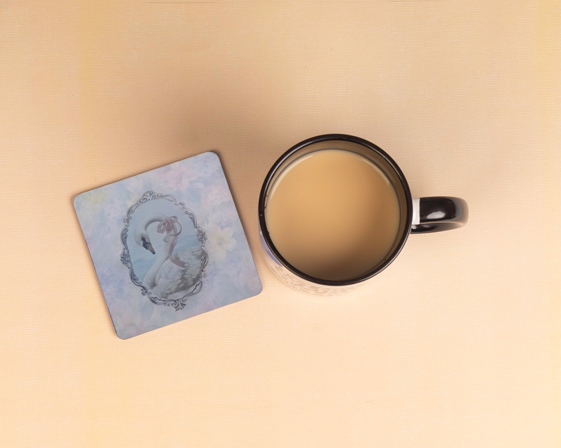 swan Acrylic coaster