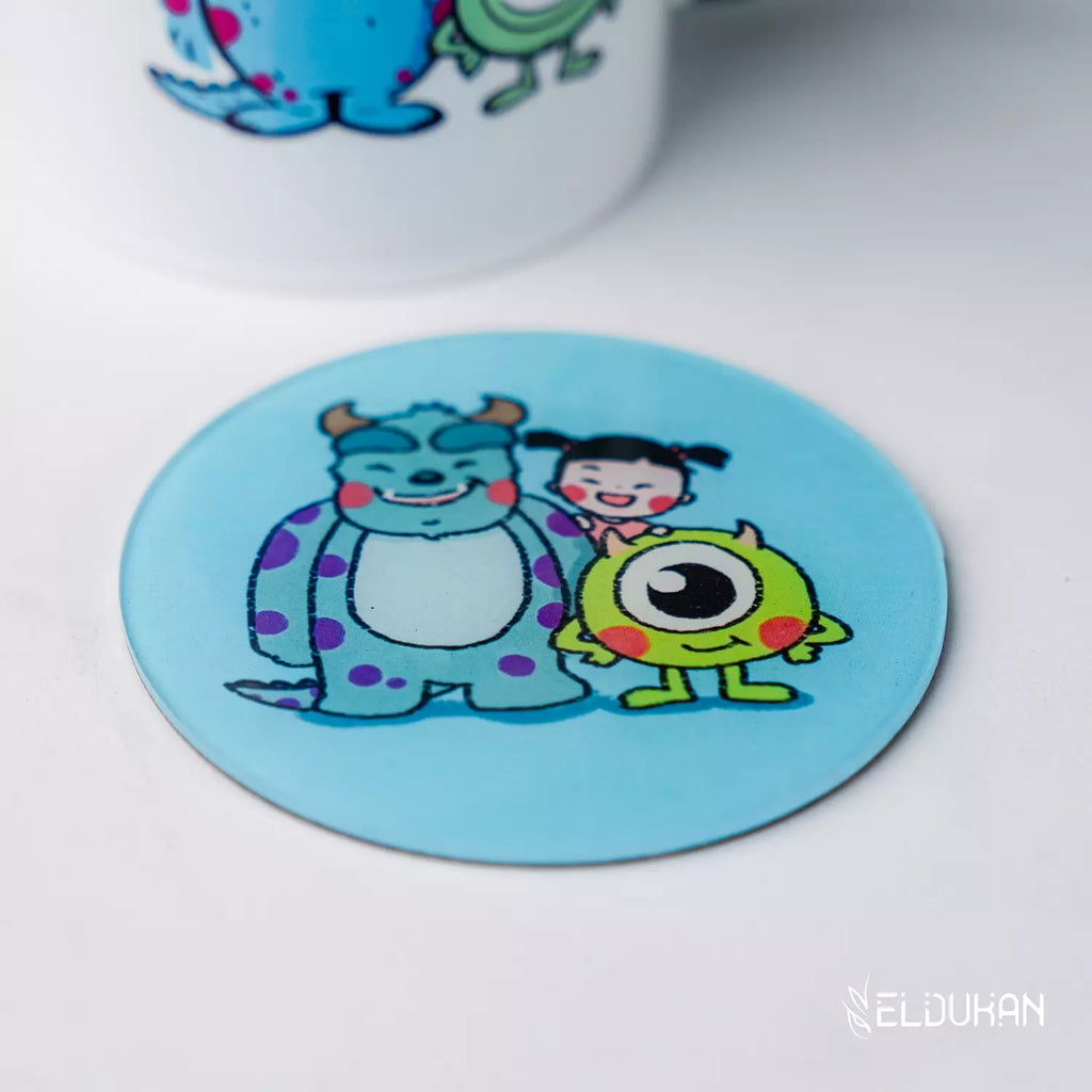 Monster Inc mug & Coaster set 2